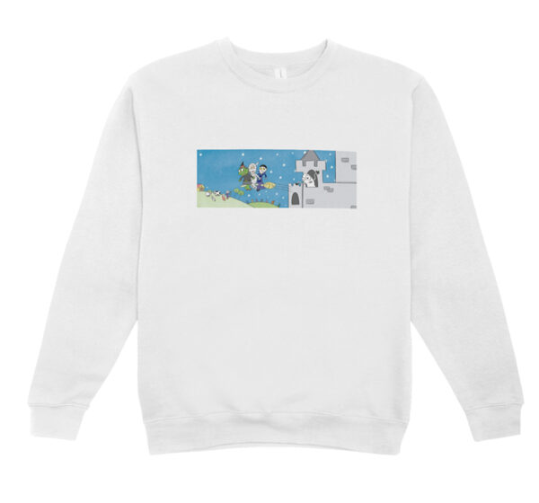 Sudadera “Desfile Nocturno de Monstruos” – Edición Halloween Divertida