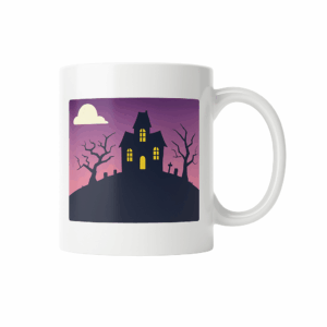 Taza “Casa encantada” – Edición Halloween
