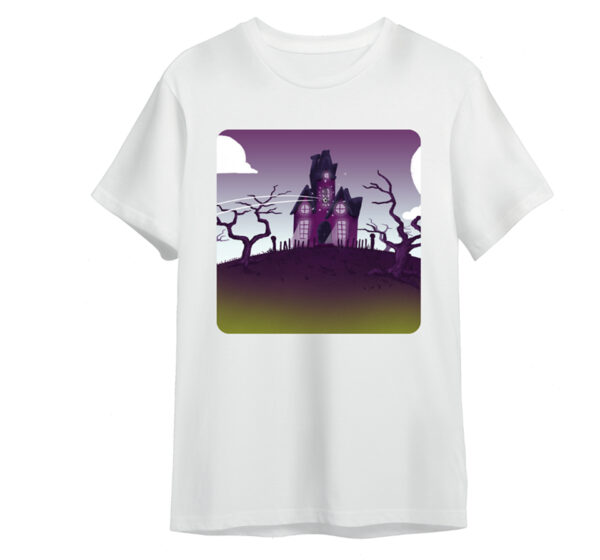Camiseta “Mansión Embrujada” – Edición Terror Amigable